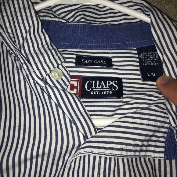 Chaps Button Down Polo - Picture 2 of 2